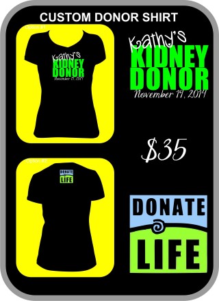 CUSTOM DONOR SHIRT