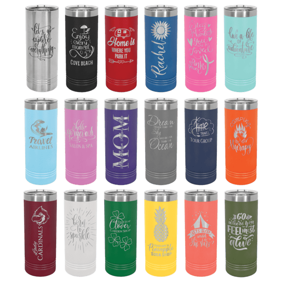 22 oz PERSONALIZED TUMBLERS