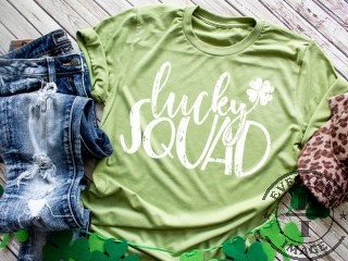ST PATRICK'S DAY  LUCKY SQUAD SHIRT