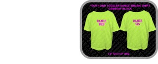 DANCE SIBLING ONE COLOR SHIRT